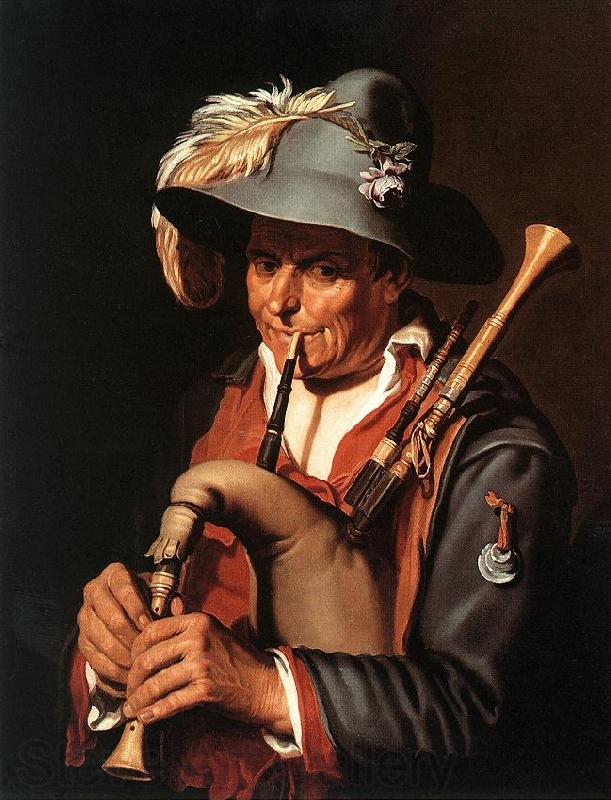 BLOEMAERT, Abraham The Bagpiper ffg